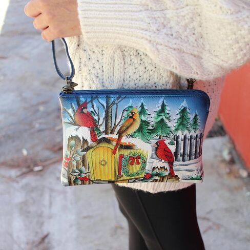 Anna by Anuschka Womens Leather Leather Crossbody in Saudi Arabia