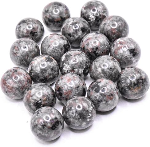 HQRP 1PC 16mm Yooperlite Syenite Sphere Glowing Under UV Natural Sodalite Rich Clast w/Nepheline Pegmatite Polished Gemstone Crystal Mineral Ball - China in Saudi Arabia