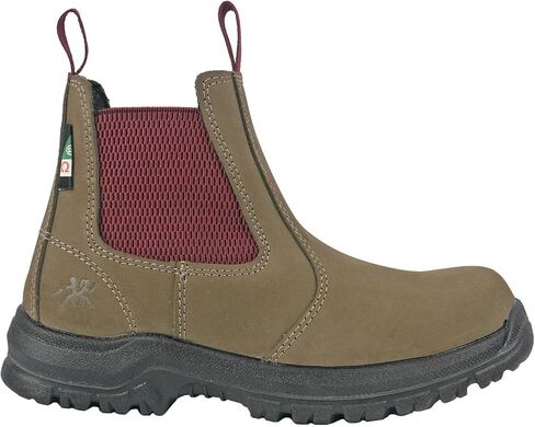 Moxie Trades® Angelina Chelsea Pull-on Booties for Women – Nubuck Leather Upper – Textile Lining – Cushioned Insole in Saudi Arabia