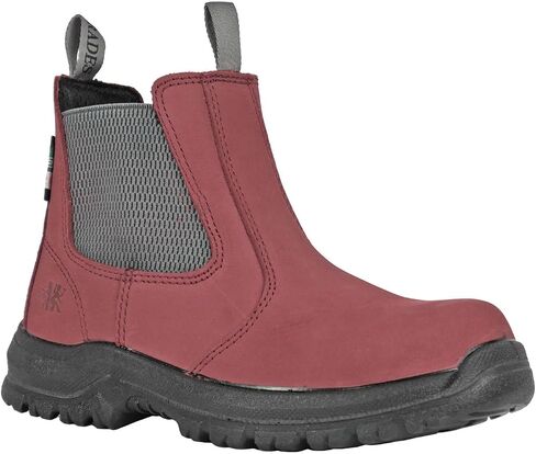 Moxie Trades® Angelina Chelsea Pull-on Booties for Women – Nubuck Leather Upper – Textile Lining – Cushioned Insole in Saudi Arabia