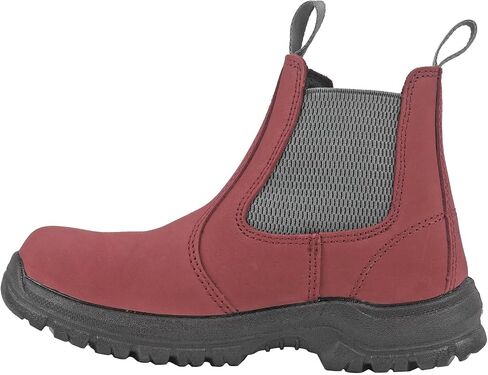 Moxie Trades® Angelina Chelsea Pull-on Booties for Women – Nubuck Leather Upper – Textile Lining – Cushioned Insole in Saudi Arabia