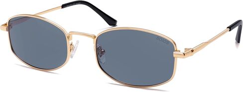 SOJOS Trendy Oval Polarized Sunglasses for Women Men, Retro Fashion Shades UV400 Protection SJ1258 in Saudi Arabia