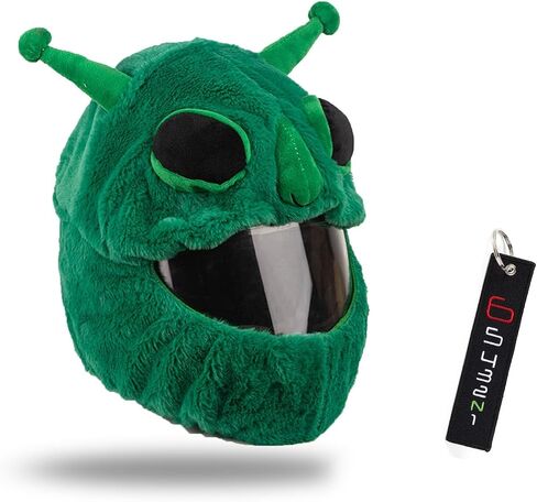 x xotic tech Cute Turkey Motorcycle Helmet Cover Soft Plush Full Face Helmet Sleeve Furry Fun Cartoon Animal Headcover Riding Gear for Motorcycle Personalized Protection Decoration with Keychain in Saudi Arabia
