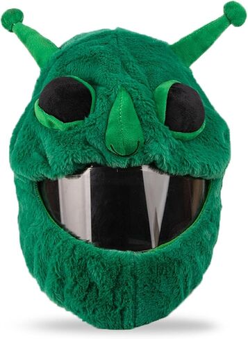 x xotic tech Cute Turkey Motorcycle Helmet Cover Soft Plush Full Face Helmet Sleeve Furry Fun Cartoon Animal Headcover Riding Gear for Motorcycle Personalized Protection Decoration with Keychain in Saudi Arabia