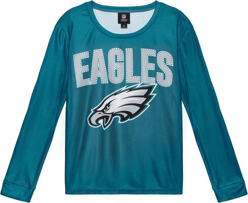FOCO NFL Pick Your Team Women's Pajama Set with Checkered Pants in Saudi Arabia