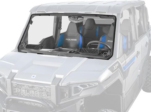 SuperATV Polaris Xpedition Scratch-Resistant Vented Full Windshield with BreezeRite Airflow Control | Includes Pre-installed Bulb Seal in Saudi Arabia