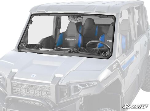 SuperATV Polaris Xpedition Scratch-Resistant Vented Full Windshield with BreezeRite Airflow Control | Includes Pre-installed Bulb Seal in Saudi Arabia