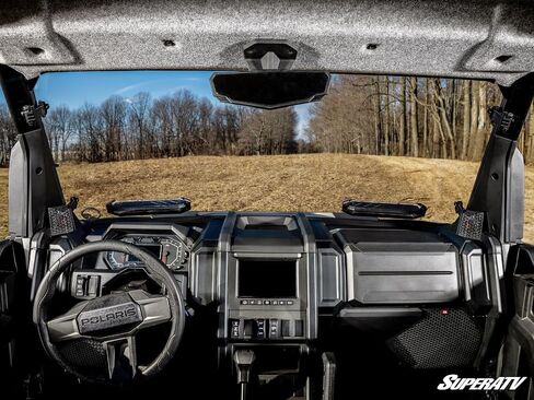 SuperATV Polaris Xpedition Scratch-Resistant Vented Full Windshield with BreezeRite Airflow Control | Includes Pre-installed Bulb Seal in Saudi Arabia