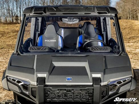 SuperATV Polaris Xpedition Scratch-Resistant Vented Full Windshield with BreezeRite Airflow Control | Includes Pre-installed Bulb Seal in Saudi Arabia