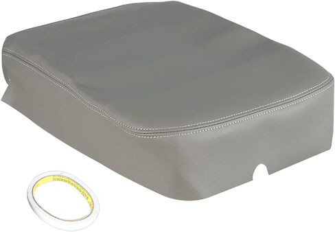Labwork Leather Center Center Censole Lid Cover Presplication for RAM 1500 2500 3500 2002-2008 Gray in Kuwait