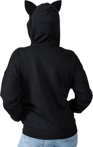 BioWorld Chococat Cosplay Long Sleeve Women's Black Zip Hoodie in Saudi Arabia