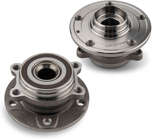 Kax 513253 2PCS محمل العجلات الأمامية وتجميع المحور الملائمة لعام 2006-2013 VW Jetta ، للفترة 2009-2010،2012-2021 VW Passat ، 5 Lug in Saudi Arabia