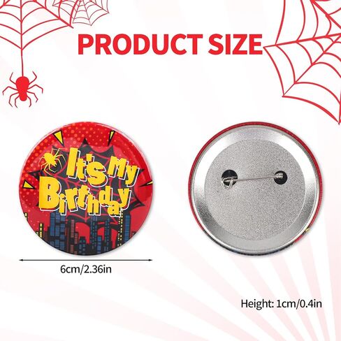 It's My Birthday Button, Happy Birthday Lapel Badge Pin for Kids Adults Men & Women Party Brooch Favors Decor in Saudi Arabia