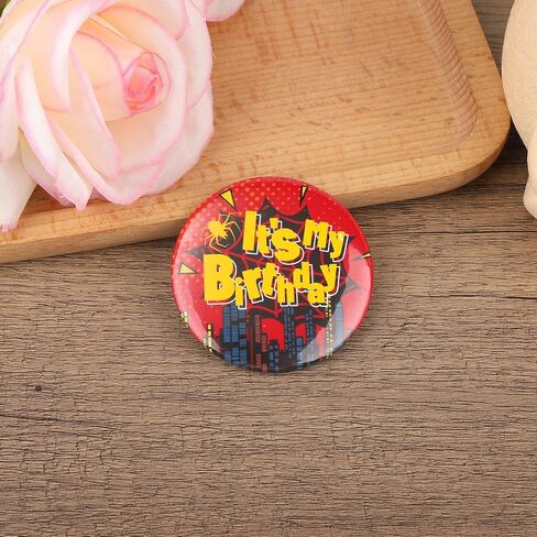 It's My Birthday Button, Happy Birthday Lapel Badge Pin for Kids Adults Men & Women Party Brooch Favors Decor in Saudi Arabia