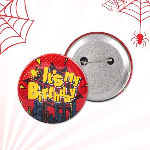 It's My Birthday Button, Happy Birthday Lapel Badge Pin for Kids Adults Men & Women Party Brooch Favors Decor in Saudi Arabia