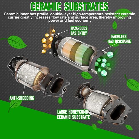 Catalytic Converter Kit Fit Honda Accord 2003-2007 Odyssey 2005-2007 Pilot 2005-2008 Ridgeline 2006-2008 Acura MDX 2003-2009 Acura TL 2004-2008 Saturn Vue 2004-2007 3.0L 3.2L 3.5L 3.7L in Saudi Arabia