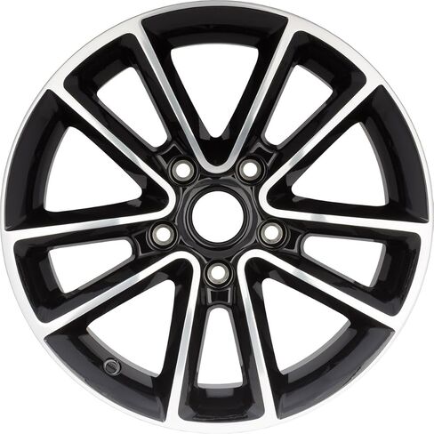 New Wheel 17 × 6.5 بوصة حافة لعام 2011-2020 Dodge Grand Caravan وجه مصقول مع جيوب سوداء مطلية 5 × 127.0 مم 5 in Saudi Arabia
