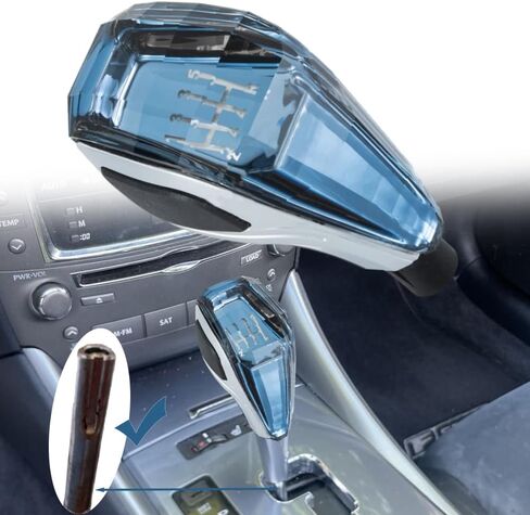 Gear Shift Knob, ABS Illuminated Gear Shift Knob, Compatible with Most Five-Speed Manual Transmission Vehicles Without Button-Activated Shifters in Saudi Arabia