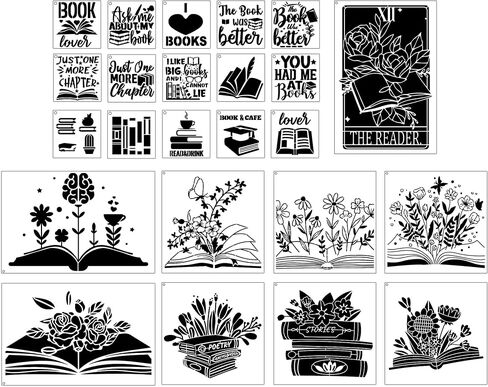 Greece Knight Stencils for Painting - 20 Pcs Greca Geometric Patterns Stencils for Crafts, Reusable Abstract Stencil Template for Painting on Making Wood Board Card Canvas DIY Journaling Decor in Saudi Arabia