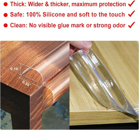 16 Pack Corner Guards Baby Proofing Furniture Corner & Edge Safety Bumpers Corner Covers Protectors Baby Proof Bumper & Cushion to Cover Sharp Furniture & Table Edges (L Shape) in Kuwait