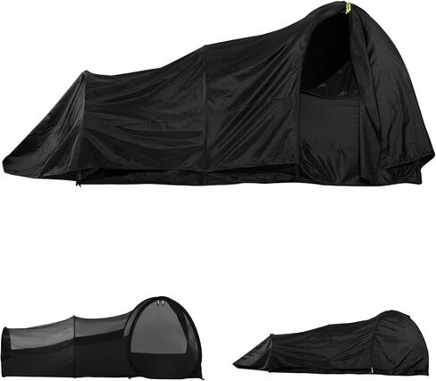 One Person Tent, Ultralight Pop Up Bivy Tent for Camping, Backpacking & Trekking, Backpacking Cover with Rainfly, Rainproof & Waterproof in Saudi Arabia