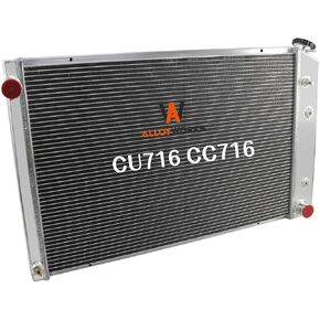 ALLOYWORKS 3 Row Full Aluminum Radiator For 1973-1987 Chevy Truck C/K/P/R/V Series C10 C20 C30 K10 K20 K30 Pickup GMC C25 C35 C2500 C3500 K1500 K2500 Chevy Truck Blazer Suburban Jimmy Radiators in Saudi Arabia