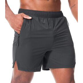 شورت شورت شورتات رياضية للرجال في Surenow Men Rymout شورتات تنس خفيفة الوزن سريعة الجافة مع جيوب سحاب in Kuwait