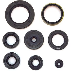 Engine Oil Seal Kit - Compatible with Honda Twins CB350 CL350 1968-1973 SL350 1969-1970 - 8 Seals in Saudi Arabia
