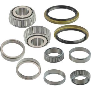 8 Piece Inner & Outer Wheel Bearing Race w/Seal Kit LH & RH Sides for Ford Truck in Saudi Arabia
