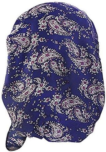 Womens Caps Headwear Satin Silk Turban Bandana Long Hair Head Scarf Headwraps Pre-tied Hats for Hair Loss (Coffee Leopard) in Saudi Arabia