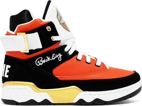 Ewing Patrick Athletics 33 Hi x Fameball Hall of Fame Orange/Black/Gold - أحذية رياضية قديمة مع تفاصيل القاعة الشهيرة in Kuwait