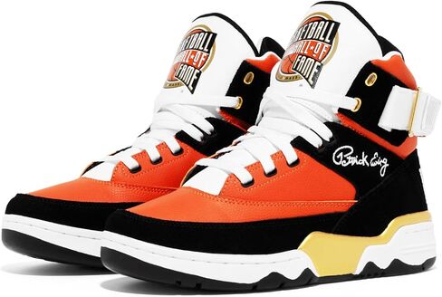 Ewing Patrick Athletics 33 Hi x Fameball Hall of Fame Orange/Black/Gold - أحذية رياضية قديمة مع تفاصيل القاعة الشهيرة in Kuwait