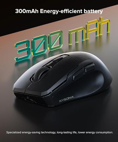 الماوس اللاسلكي للألعاب ، 24000 نقطة في البوصة ، معدل استطلاع 1K ، بوضع ثلاثي 2.4 جيجا هرتز/USB-C/Bluetooth الماوس المريح ， يحركه الويب ، عمر بطارية 120 ساعة ، فئران ألعاب قابلة لإعادة الشحن للكمبيوتر الشخصي/Mac/Tablet ، أبيض ، أبيض in Kuwait