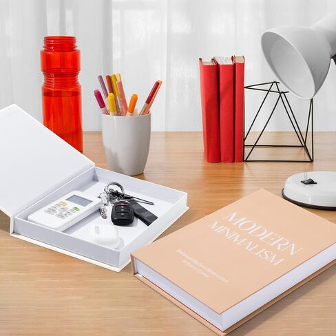 WATINC Decorative Books for Home Decor - 2pcs Aesthetic Decorative Storage Boxes for Bookshelf, Modern Fake Books Decoration for Living Room Office Bedroom Mantle Entryway Coffee Table Décor Gift Idea in Saudi Arabia