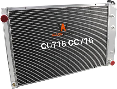 ALLOYWORKS 3 Row Full Aluminum Radiator For 1973-1987 Chevy Truck C/K/P/R/V Series C10 C20 C30 K10 K20 K30 Pickup GMC C25 C35 C2500 C3500 K1500 K2500 Chevy Truck Blazer Suburban Jimmy Radiators in Saudi Arabia