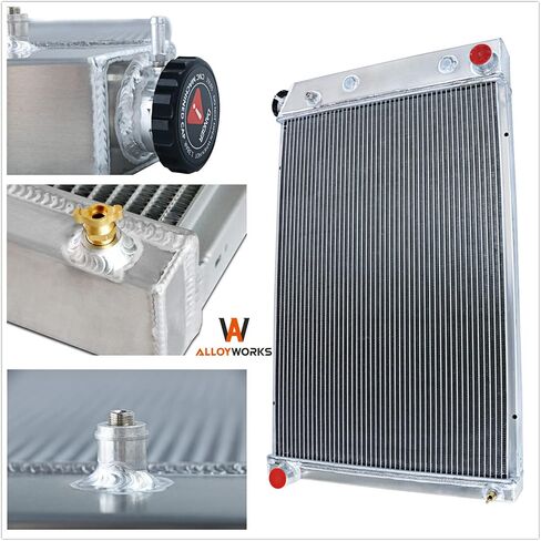 ALLOYWORKS 3 Row Full Aluminum Radiator For 1973-1987 Chevy Truck C/K/P/R/V Series C10 C20 C30 K10 K20 K30 Pickup GMC C25 C35 C2500 C3500 K1500 K2500 Chevy Truck Blazer Suburban Jimmy Radiators in Saudi Arabia