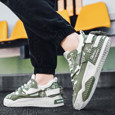 Men's Comfort Casual Skate Walking Shoes Walking Men's Fashion Sneakers Shoes Sizes 6.5-10 in Saudi Arabia