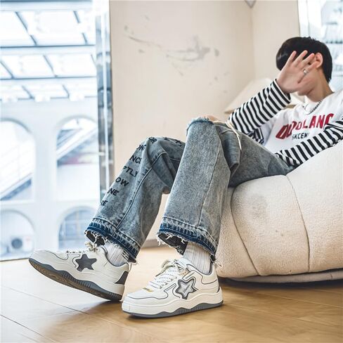 Mens Sneakers Fashion Dress Sneakers for Men Lightweight Mens Casual Shoes Lace up Sneakers Comfortable Casual Fashion Sneaker Walking Sport Shoes in Saudi Arabia