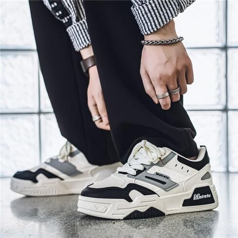 Mens Sneakers Fashion Dress Sneakers for Men Lightweight Mens Casual Shoes Lace up Sneakers Comfortable Casual Fashion Sneaker Walking Sport Shoes in Saudi Arabia