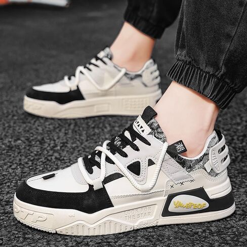 Men's Comfort Casual Skate Walking Shoes Walking Men's Fashion Sneakers Shoes Sizes 6.5-10 in Saudi Arabia