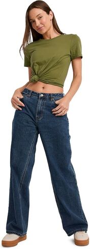 Jockey Women's Activewear Organic Cotton Stretch Short Sleeve Tee in Kuwait