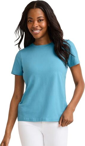 Jockey Women's Activewear Organic Cotton Stretch Short Sleeve Tee in Kuwait