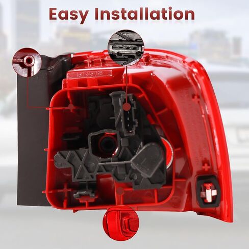 Tail Lights Outer Assembly Compatible with 2011-2018 Volkswagen Jetta OE Style Right Passenger Side Rear Light Taillights Replacement for 5C6945096D in Saudi Arabia