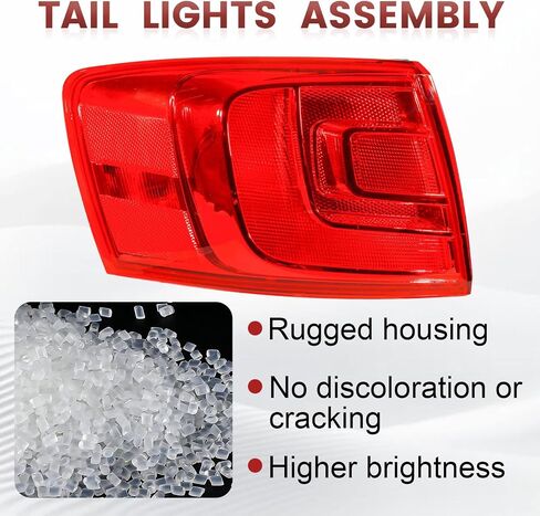 Tail Lights Outer Assembly Compatible with 2011-2018 Volkswagen Jetta OE Style Right Passenger Side Rear Light Taillights Replacement for 5C6945096D in Saudi Arabia