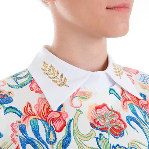 2 Pairs Gentlemen Suit Brooches, Gold Silver Leaf Lapel Pins, Simple Elegant Wheat Design Suit Clips for Gentlemen, Wedding/Tuxedo/Groom Accessories, Unisex Collar Jewelry (2 colors) in Kuwait