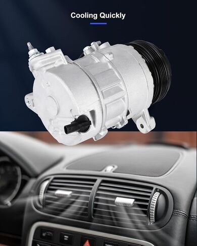 ECCPP A/C Compressor with Clutch 2014-2019 Fit for Chevrolet Silverado 1500 2500 4.3L 5.3L 6.2L 2014-2019 Fit for GMC Sierra 1500 6.2L AC Compressor in Saudi Arabia
