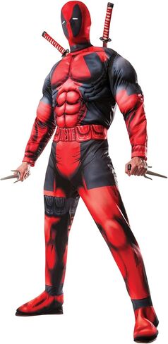 Marvel Rubie's Men's Universe Classic Muscle Chest Deadpool Costume in Saudi Arabia
