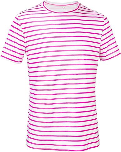 Couples Sailor Outfit Costume Halloween Cosplay Pink and White Striped Shirt with Pink Sailor Hat for Men Women in Saudi Arabia