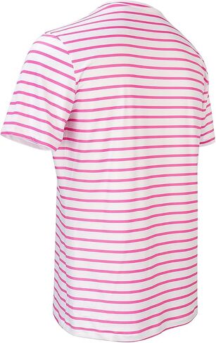 Couples Sailor Outfit Costume Halloween Cosplay Pink and White Striped Shirt with Pink Sailor Hat for Men Women in Saudi Arabia