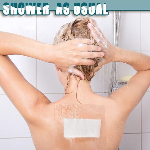 NUANCHU 50 PCS الوشم اللاحق لضمادة مضادة للماء فيلم شفاف للملابس دش مقاوم للماء التصحيح تمتد لاصق الجرح الشريط الشريط الوشم in Saudi Arabia